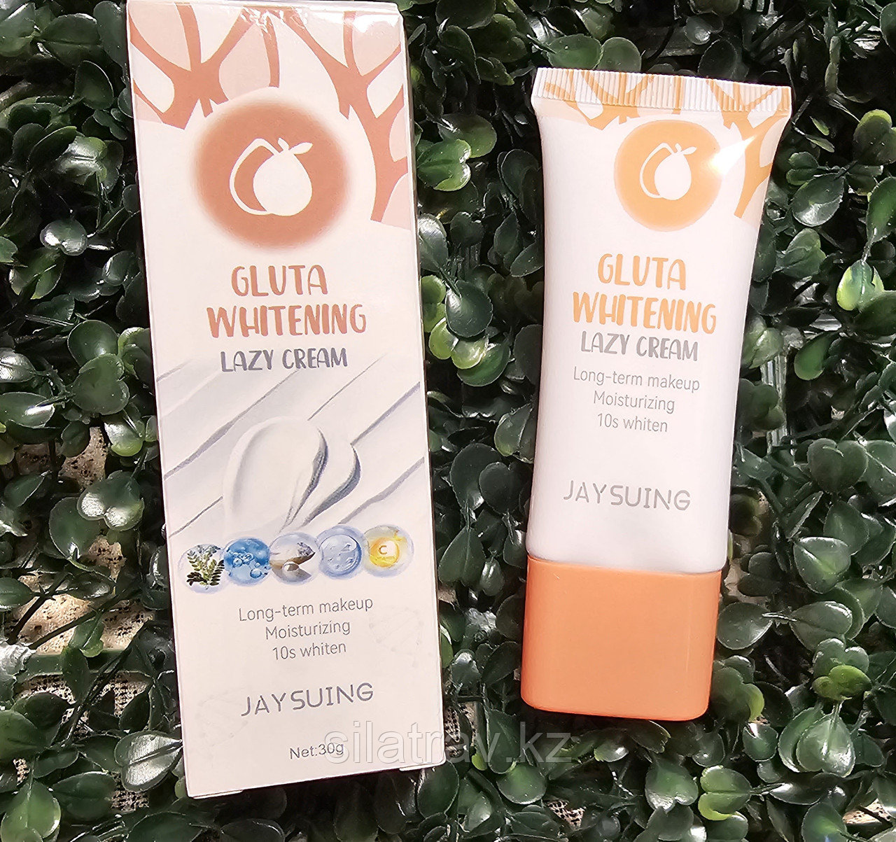 Отбеливающий крем Gluta Whitening Lazy Cream Long Term Makeup - фото 1 - id-p110790377