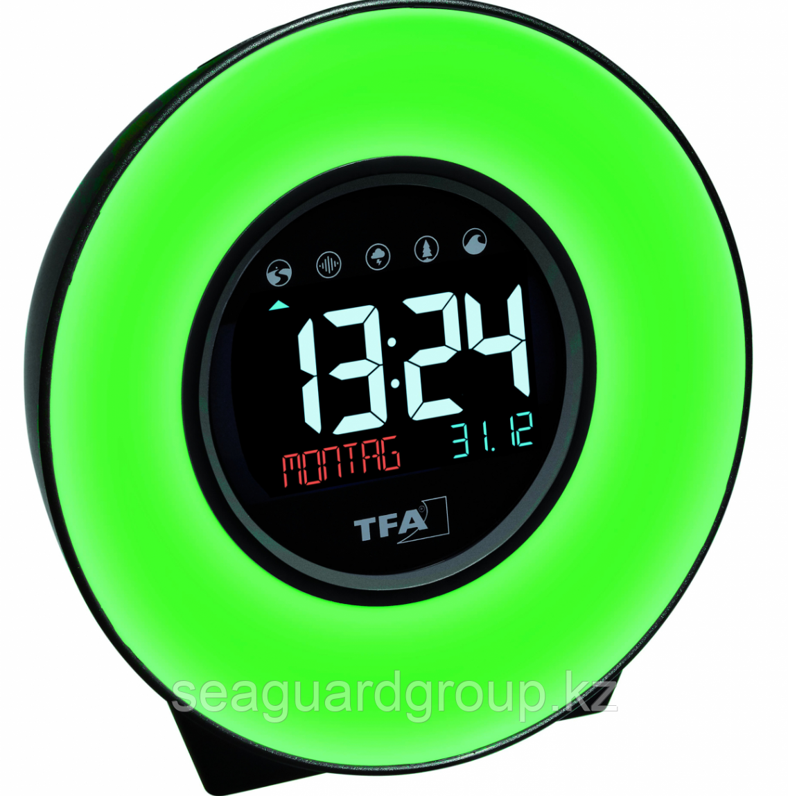 Будильник световой со звуками природы купить по низкой цене в Алматы