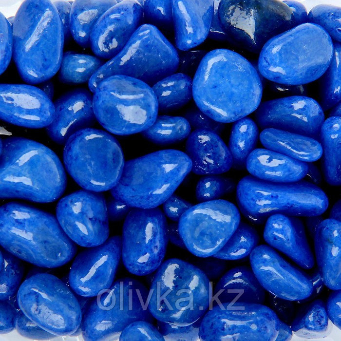 Грунт для аквариума (5-10 мм), синяя, 350 г