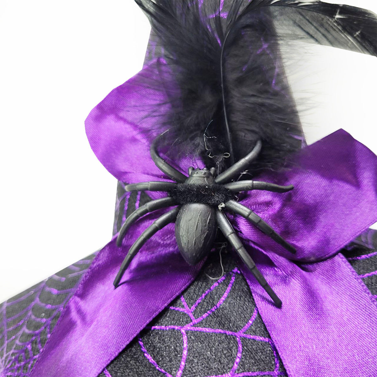 Ободок Ведьминская шляпа 26 см фиолетовая - фото 3 - id-p110791193