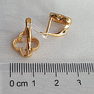 Серьги из серебра с фианитами Вознесенский 41-1013, фото 3