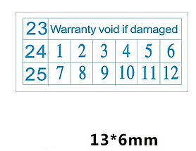 Кепілдік пломба-жапсырмалар 300 дана