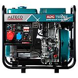 Дизельный генератор ALTECO ADG-7500TE / 5.2кВт / 220/380В, фото 4