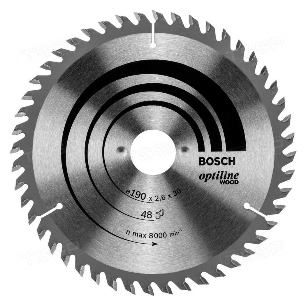 Диск пильный Bosch 190*30мм 48Т Optiline 2608640617 - фото 1 - id-p110794586