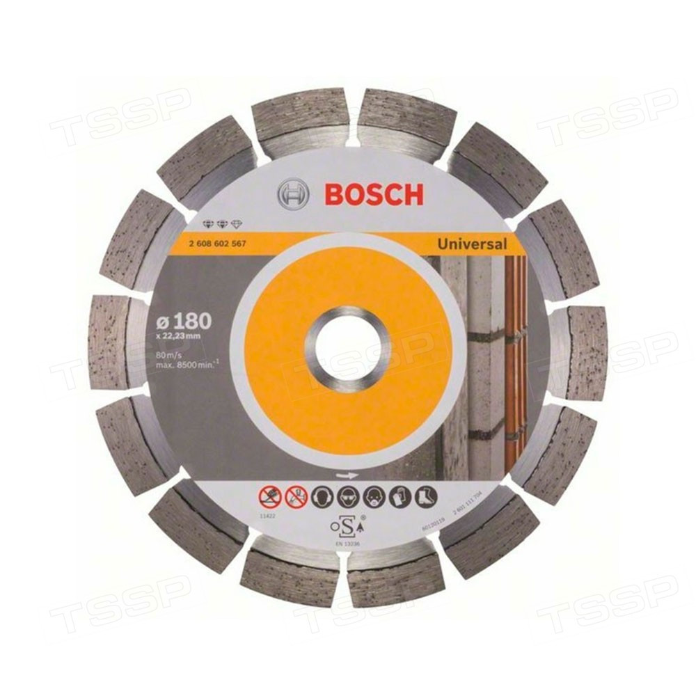 Диск алмазный универсальный Bosch 180*22,23мм Universal 2608602567 - фото 1 - id-p110797257