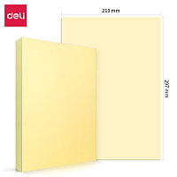 Бумага цветная Deli Pale, А4, 70 г/кв.м., 100 л., желтая