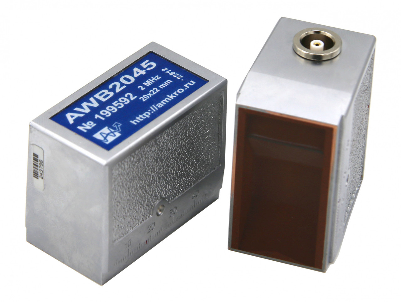 AWB2045 - преобразователь ультразвуковой 2,0МГц с углом ввода 45 градусов