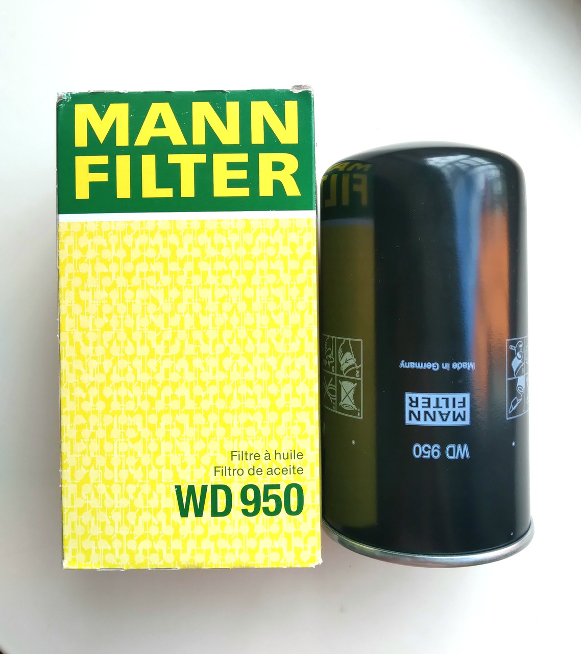 Фильтр масляный WD950 Mann Filter (SH8223, LS33216, 10289, 982625134, 309944, SH62191, 5773274, MFS0002), фото 1