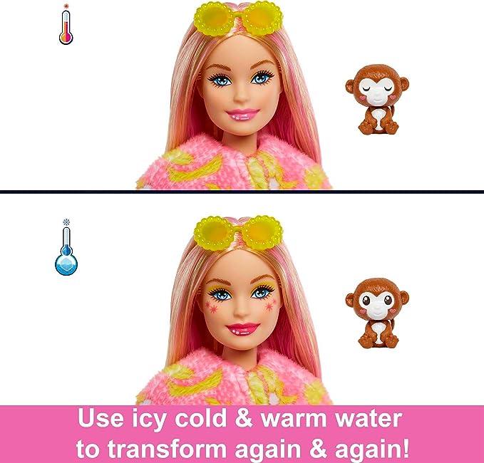Кукла Barbie Cutie Reveal плюшевый костюм обезьяны из серии Jungle, 10 сюрпризов - фото 3 - id-p110804307