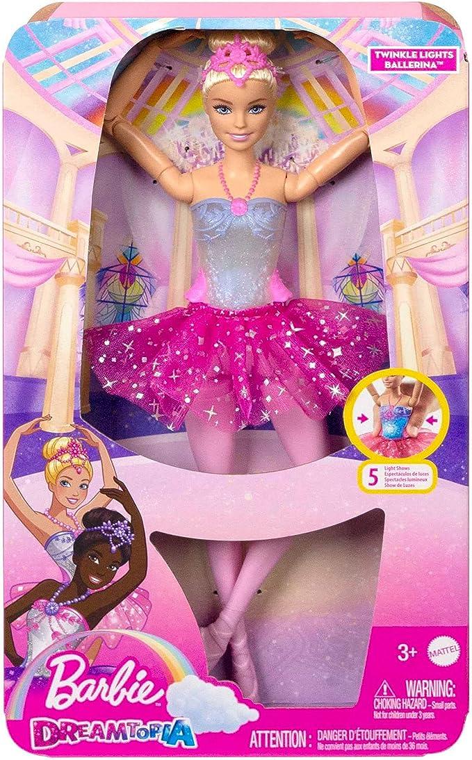 Кукла Барби балерина Dreamtopia, Twinkle Lights с 5 световыми шоу - фото 6 - id-p110804813