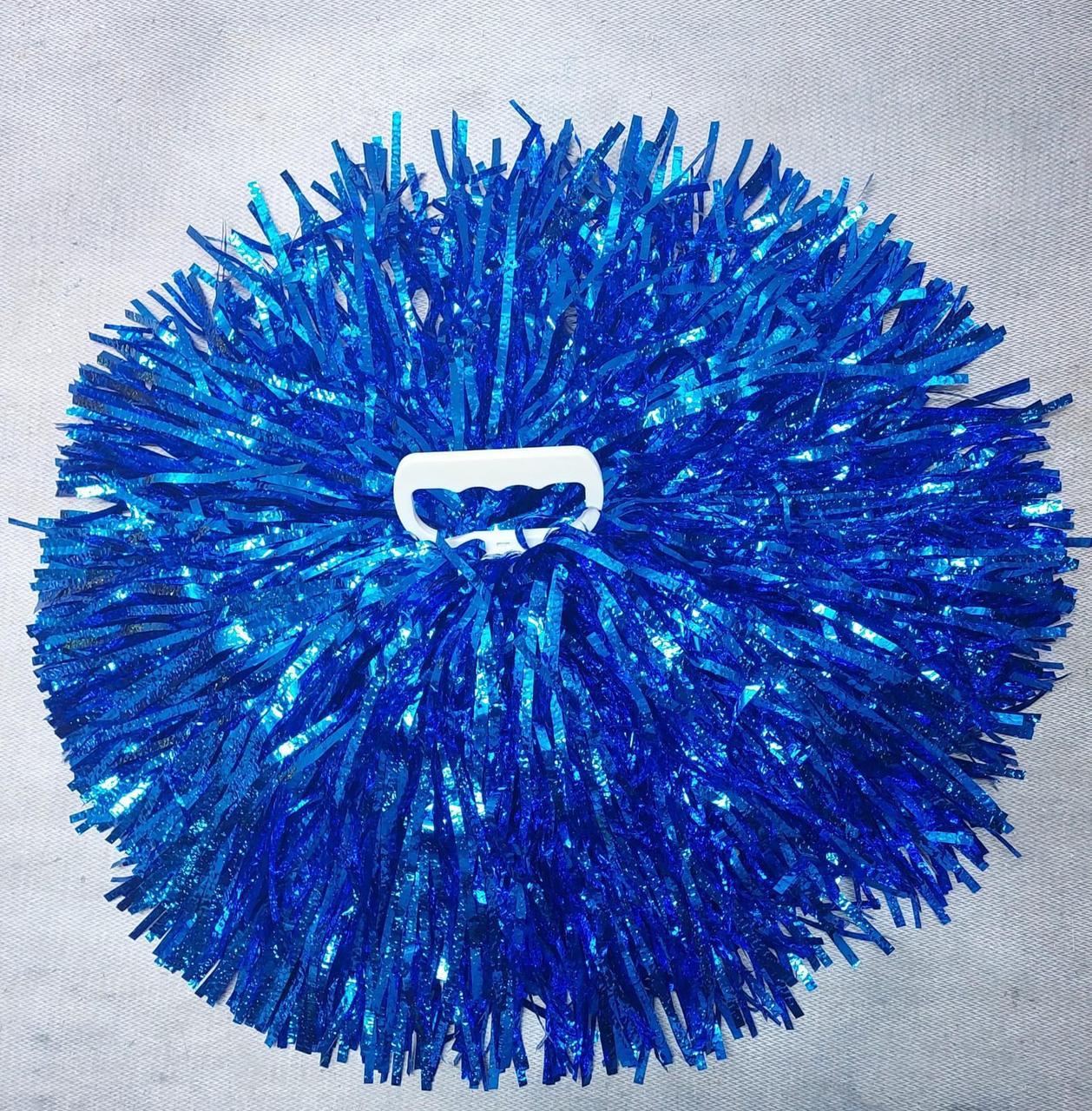 Помпоны для черлидинга с ручками синий 2 шт. - фото 6 - id-p110804966