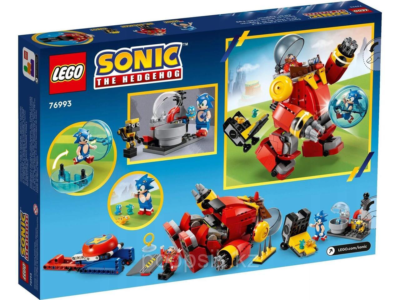Lego Sonic Соник против робота-яйца смерти доктора Эггмана 76993 - фото 5 - id-p110805705
