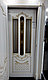 Дверь Александрия эмаль белая патина з., фото 2