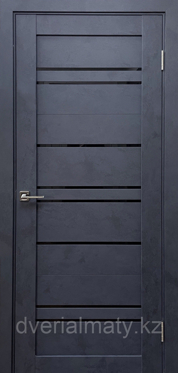 Дверь В-2 темный бетон заказать в Алматы от MIRODOOR