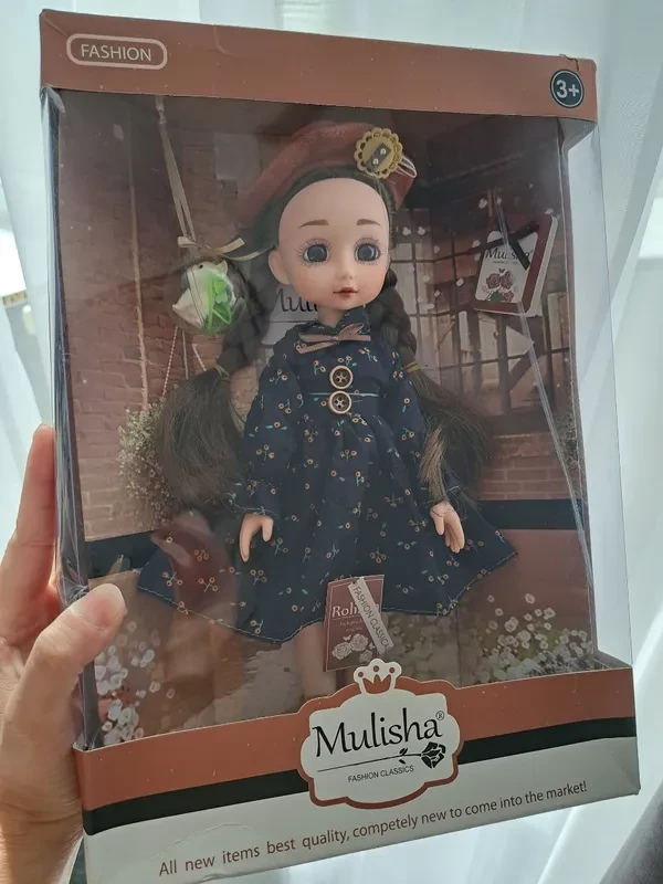 Кукла Mulisha с зайчиком шарнирная