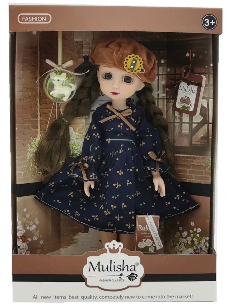 Кукла Mulisha с зайчиком шарнирная - фото 1 - id-p110806067