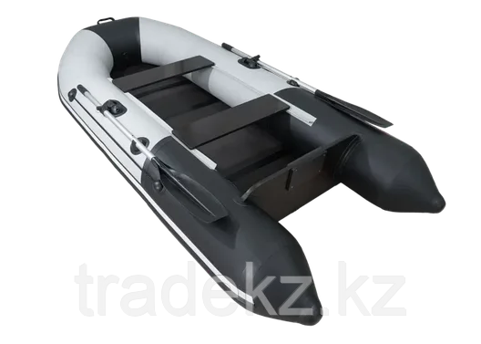 Лодка Таймень NX 2850 слань-книжка киль светло-серый/черный, фото 2