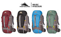 Походный рюкзак High Sierra Pathway с внутренней рамой, черный/шифер/золотой, 60 л.