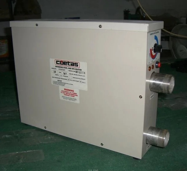 Электронагреватель для бассейна Coetas (мощность = 18,0 кВт, корпус - нержавеющая сталь) - фото 8 - id-p110808278