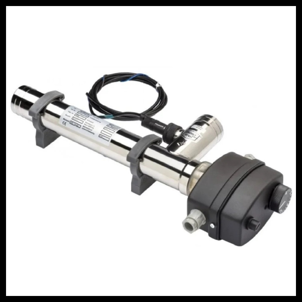 Электронагреватель для бассейна Max Dapra ЭВО D-EWT-EV с датчиком потока (15,0 кВт, корпус-нержавеющая сталь), фото 1