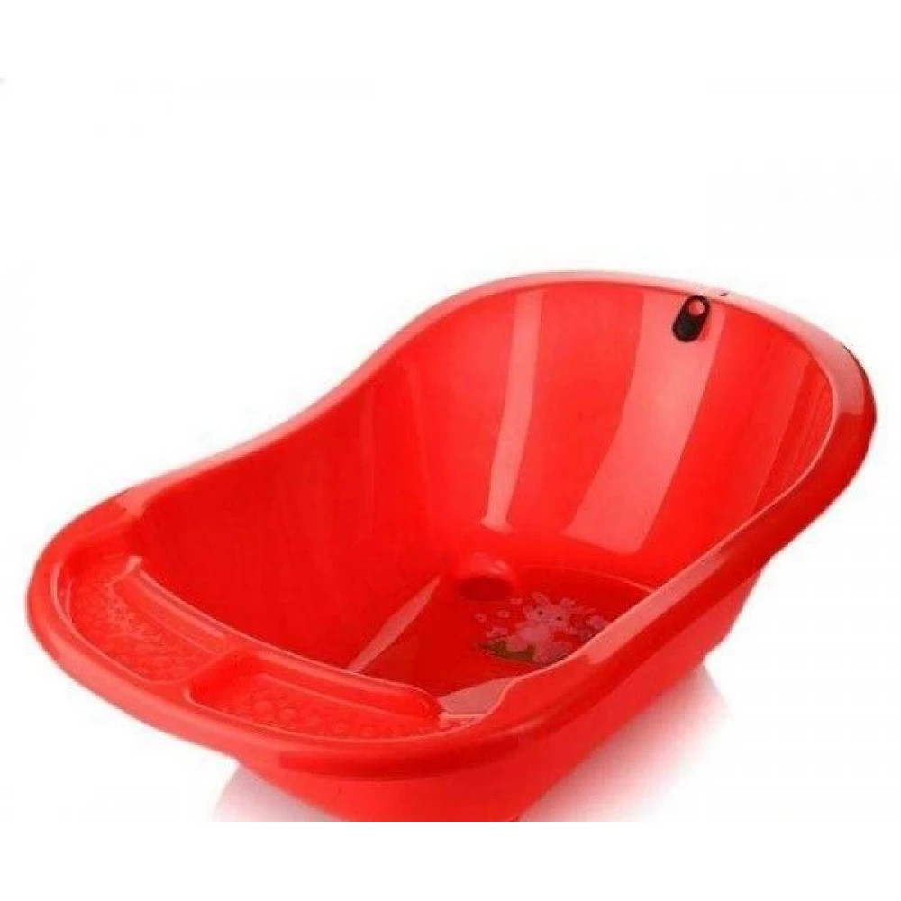 Ванночка детская с водостоком 55 л красный - фото 1 - id-p110808949