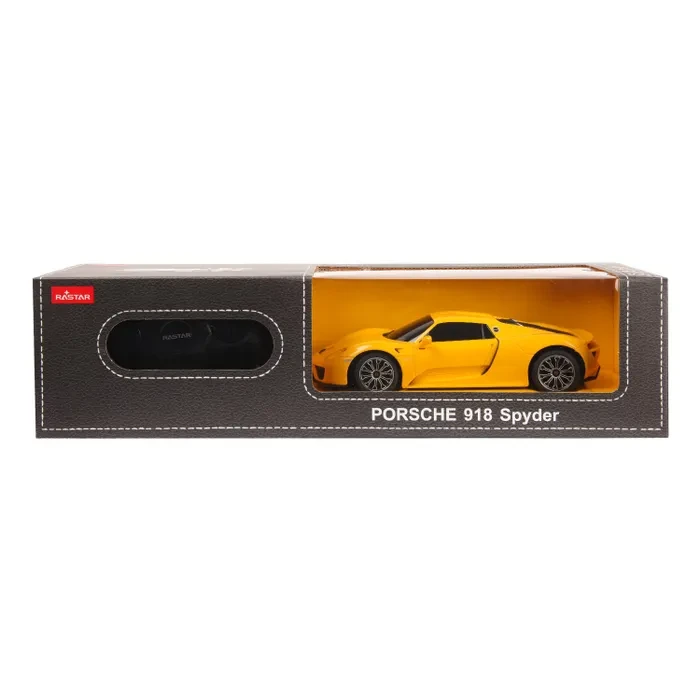 Машина Rastar РУ 1:24 Porsche 918 Spyder Желтая