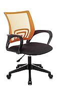 Кресло оператора Basic оранжевый TW-38-3 сиденье черный TW-11 сетка/ткань крестовина п