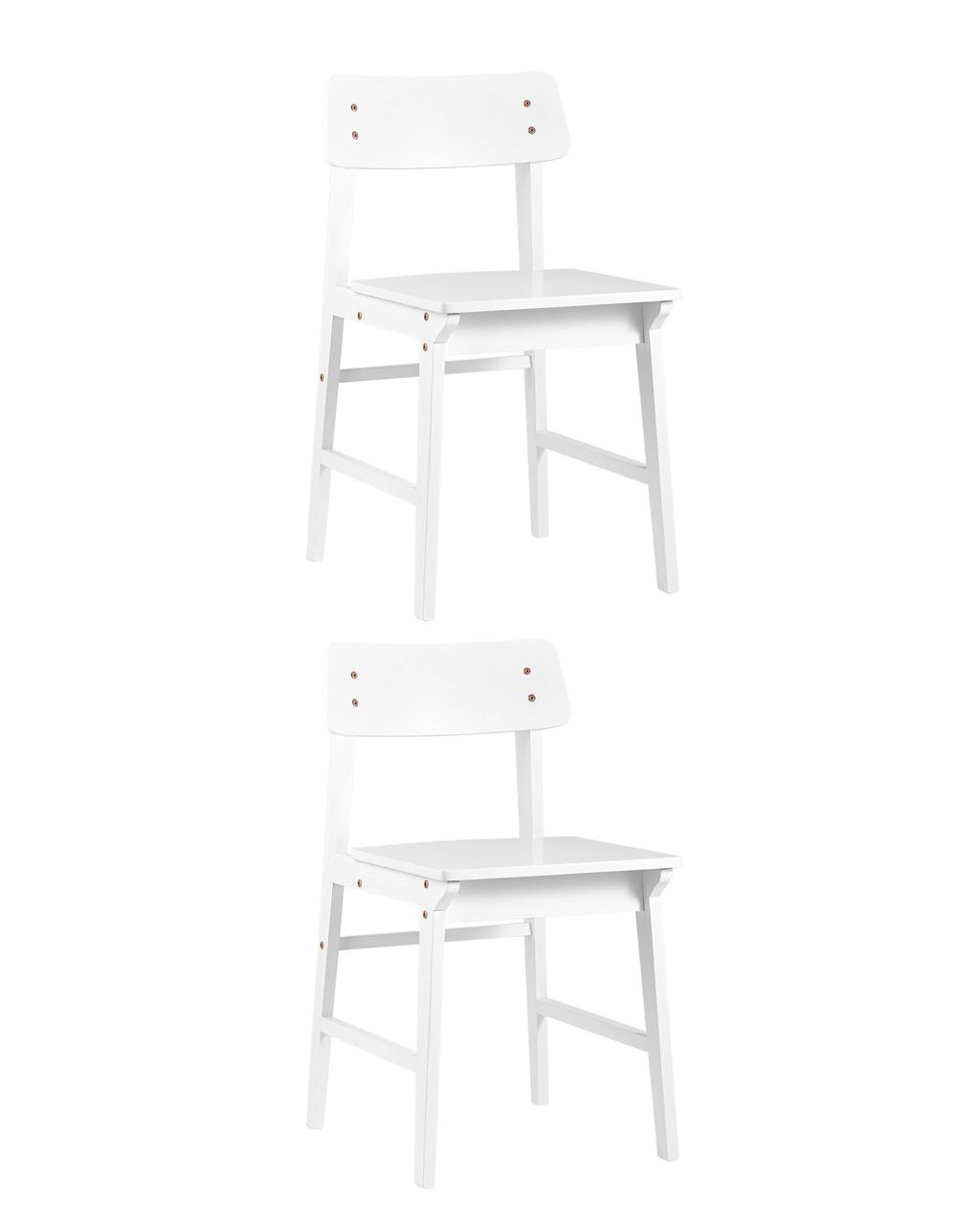 Комплект стульев Oden деревянный, цвет белый 2шт - фото 1 - id-p110810512