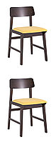 Комплект стульев Oden деревянный, цвет желтый 2шт
