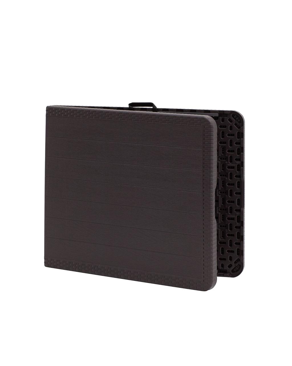 Складной стол чемодан пластиковый Kate 180, коричневый - фото 7 - id-p110809625