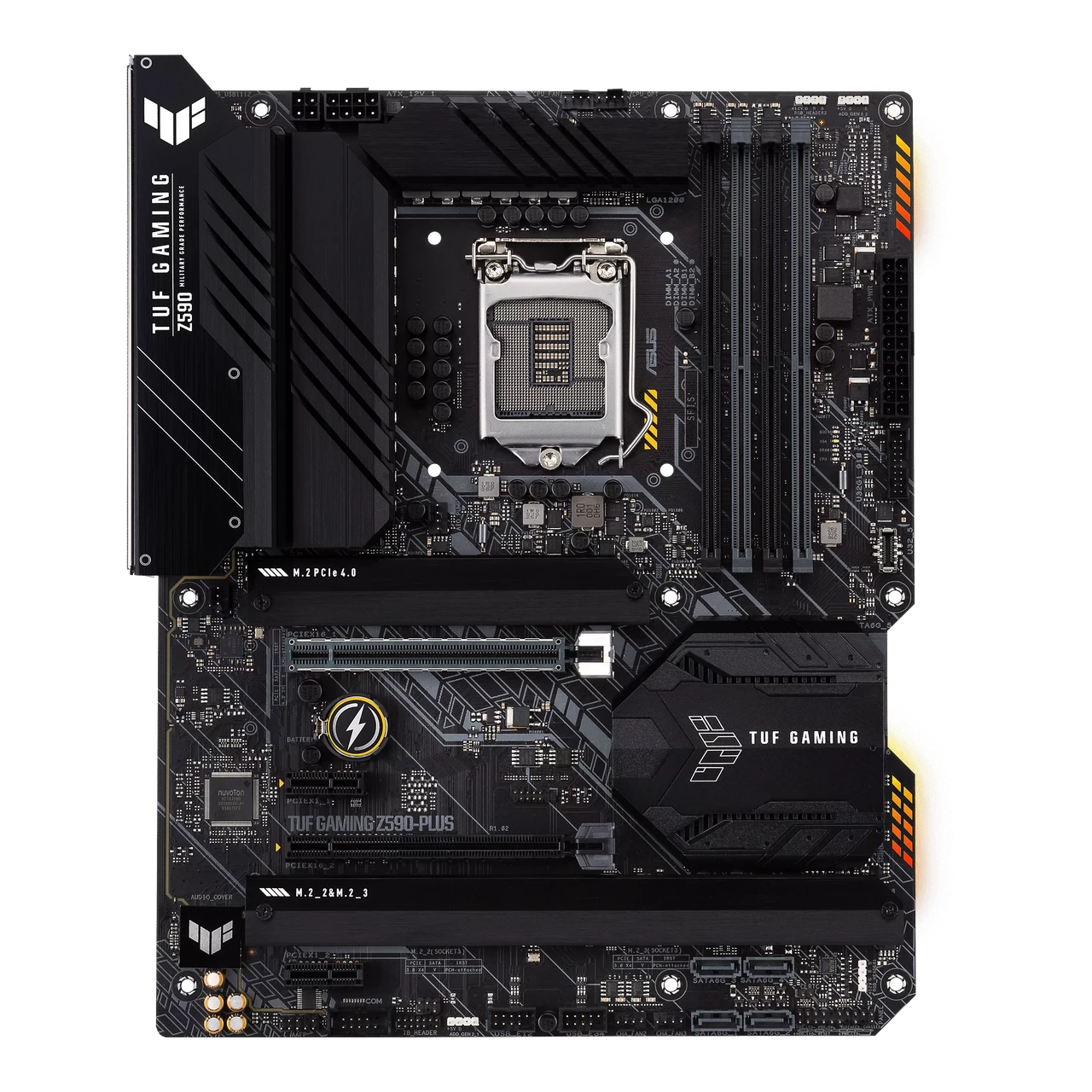 Материнская плата ASUS TUF GAMING Z590-PLUS s1200 Z590 4xDDR4 M.2 DP-HDMI ATX