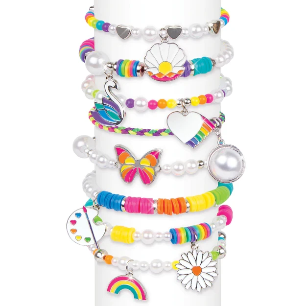 Набор для творчества Make It Real для изготовления украшений Rainbows and Pearls DIY Jewelry Kit