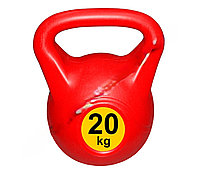 Гиря пластик 20кг Россия