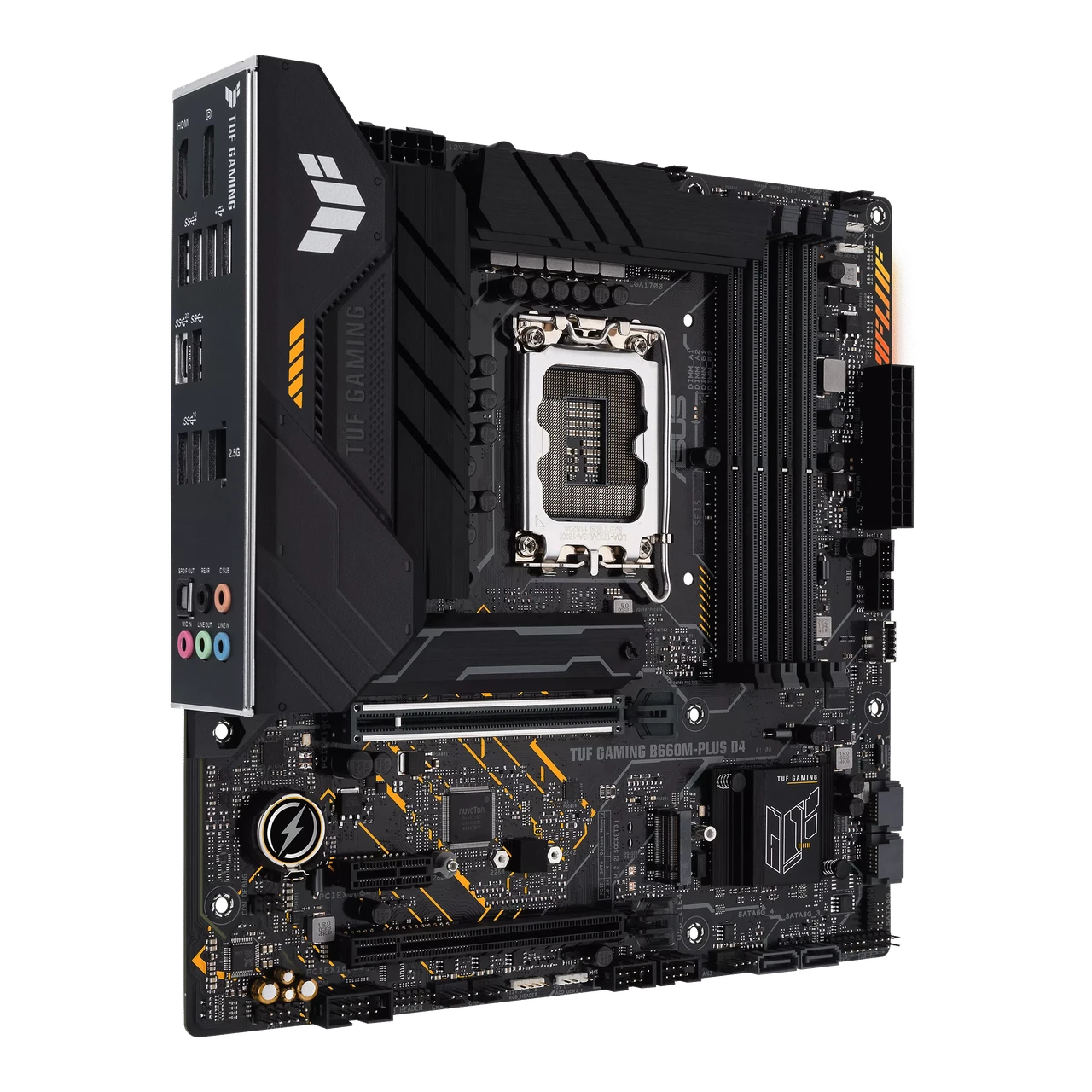 Материнская плата ASUS TUF GAMING B660M-PLUS D4 s1700 B660 4xDDR4 M.2 HDMI-DP mATX