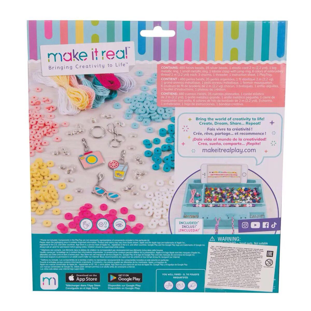 Набор для творчества Make It Real Создание браслетов Heishi Beads Kit
