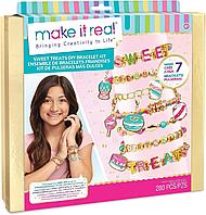 Набор для творчества Make It Real Создание браслетов Sweet Treats DIY Bracelets