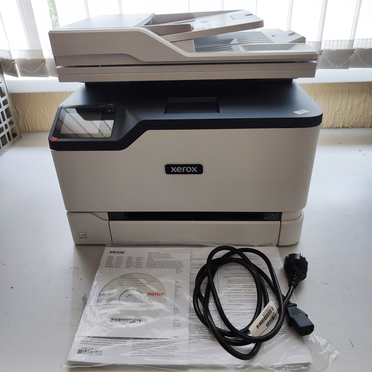 МФУ Xerox C235, A4, print 600x600dpi, 22/22ppm, scan600x600dpi, LCD, ADF, USB, LAN, Fax, Wi-Fi - фото 1 - id-p110812172