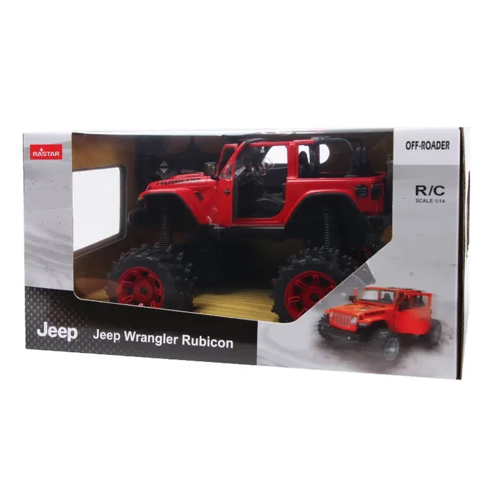 Машина Rastar РУ 1:14 Jeep Wrangler Jl Красная