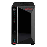 Сетевой накопитель NAS Asustor Nimbustor AS5402T, 2LFF, RAID 0,1,5,6, 2х2.5GbE, 4GB RAM, 4xM.2 NVMe SSD