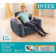 Кресло-кровать надувное раскладное INTEX Transformer 2-в-1 Pull-Out Chair, фото 8