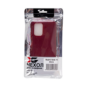 Чехол для телефона X-Game XG-PR19 для Redmi Note 10 TPU Бордовый, фото 2