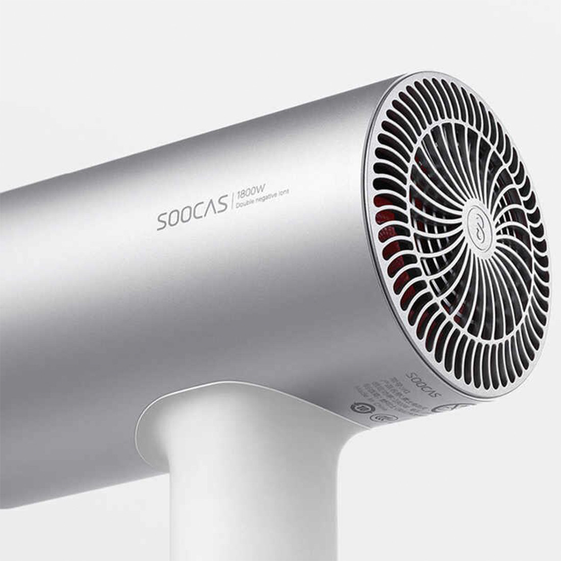 Фен для волос Soocas H5 Hair Dryer Серебристый - фото 3 - id-p110821153