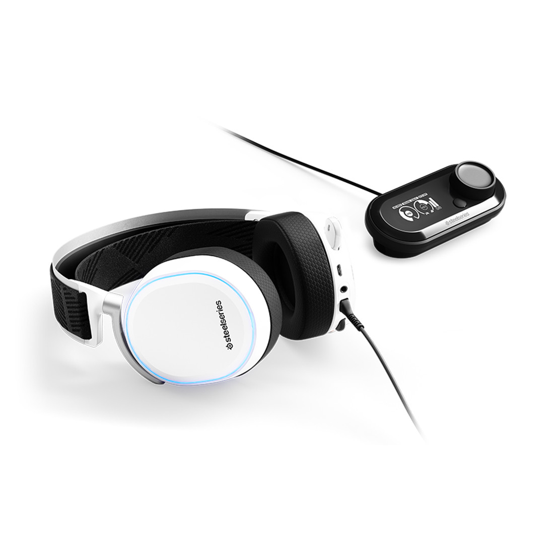 Гарнитура Steelseries Arctis Pro + GameDAC White - фото 2 - id-p110819977