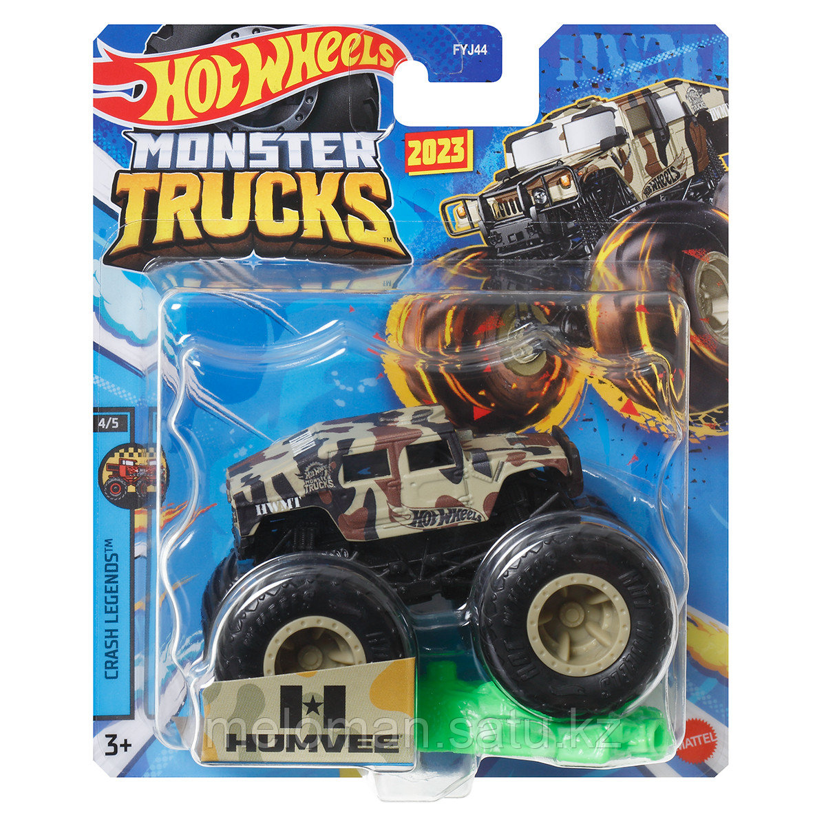 Hot Wheels: Monster Trucks. 1:64 Humvee - фото 1 - id-p110836875