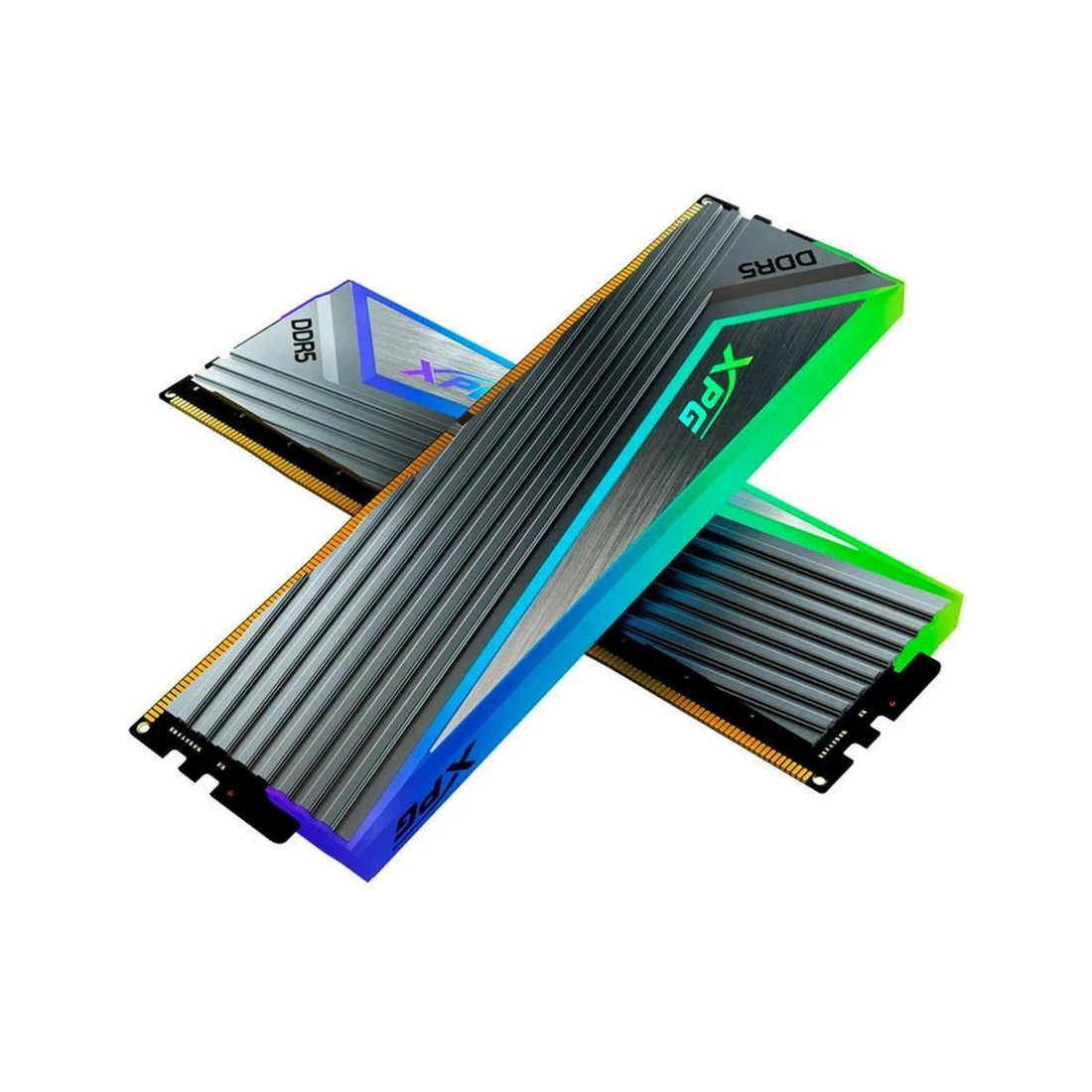 Комплект модулей памяти ADATA XPG Caster RGB AX5U6400C4016G-DCCARGY DDR5 32GB (Kit 2x16GB) 6400MHz