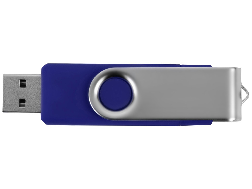 USB/micro USB-флешка 2.0 на 16 Гб Квебек OTG, синий - фото 5 - id-p110837635