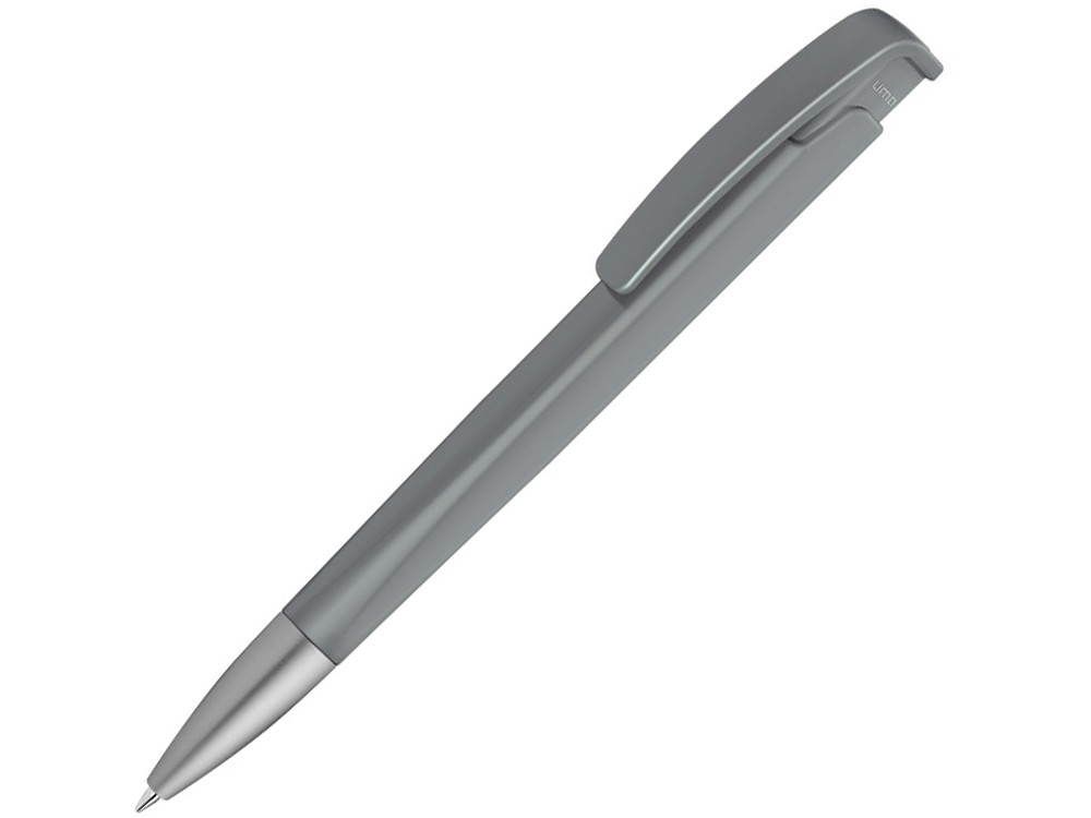 Шариковая ручка с геометричным корпусом из пластика Lineo SI, серый - фото 1 - id-p110839090