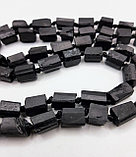 Турмалин черный, бочонок, необработанный, 10×8мм, фото 2