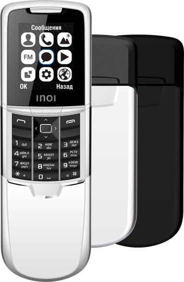 Премиальный мобильный телефон-слайдер с дизайном Nokia 8800 от компании INOI black - фото 2 - id-p110845224