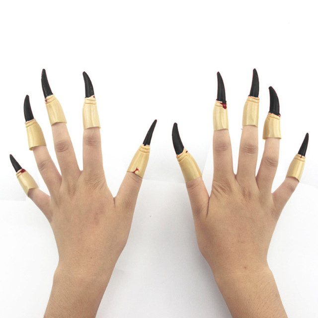 накладные когти ведьмы на хэллоуин 